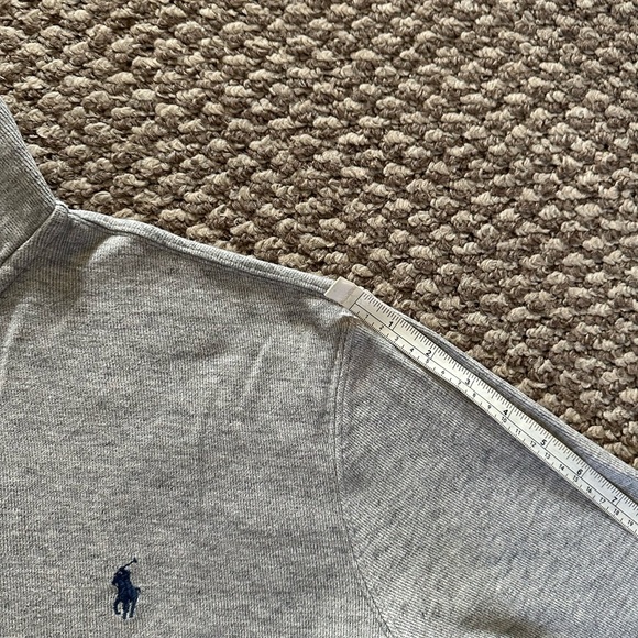 Ralph Lauren Estate-Rib Mockneck Pullover In Grey Men’s Size L - Picture 6 of 9